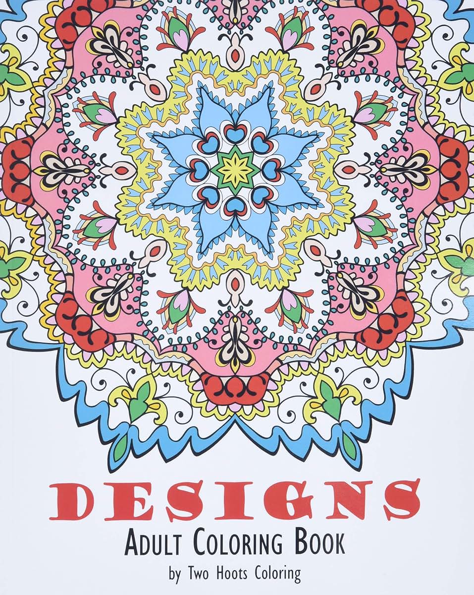 Adult Coloring Book: Designs