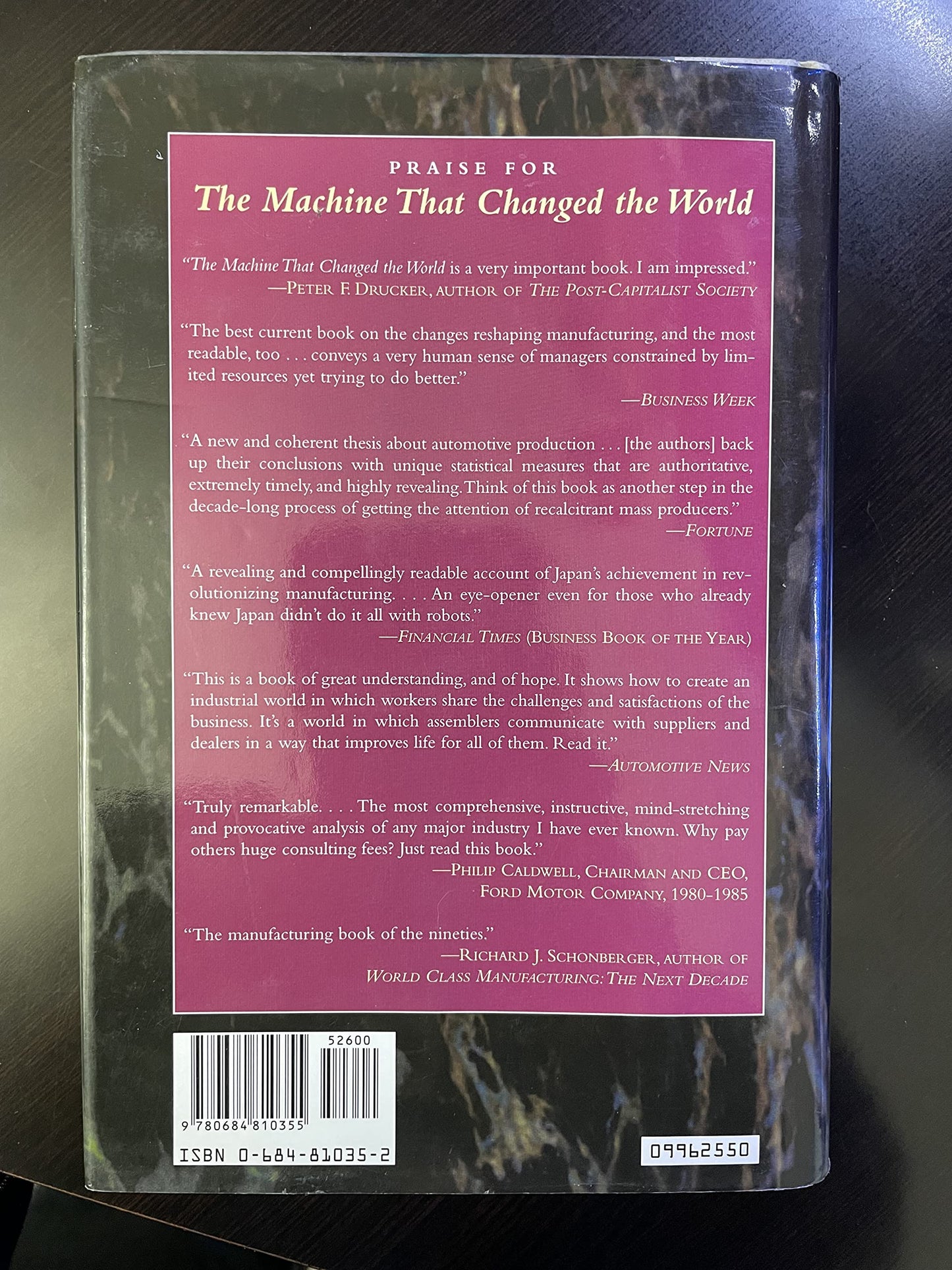 Lean Thinking : Banish Waste and Create Wealth in Your Corpo