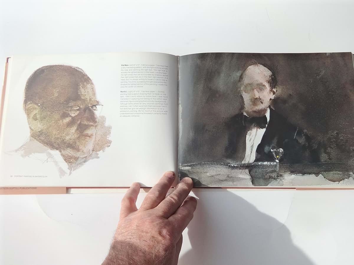 Portrait Painting in Watercolor by Charles Reid