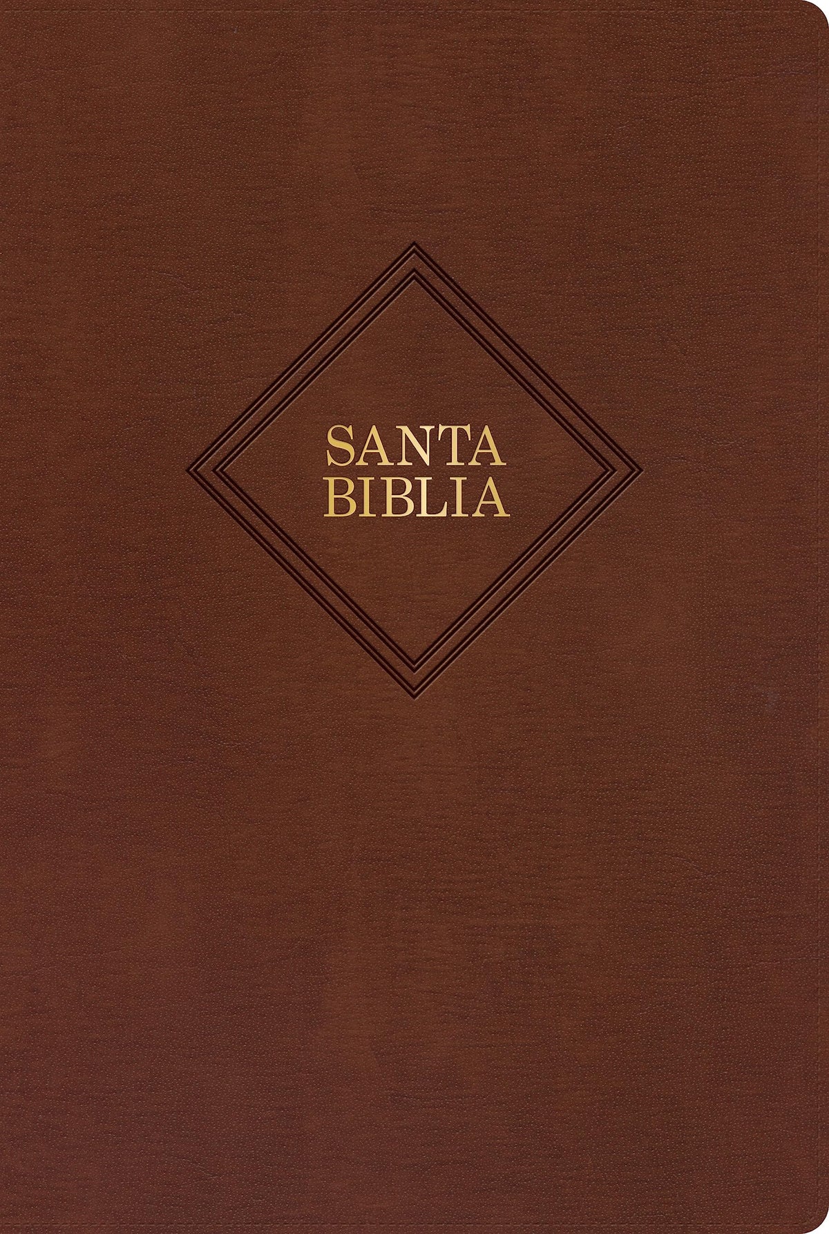 RVR 1960 Biblia letra gigante, caf piel fabricada con ndice (Edicin 2023): Santa Biblia (Spanish Edition)