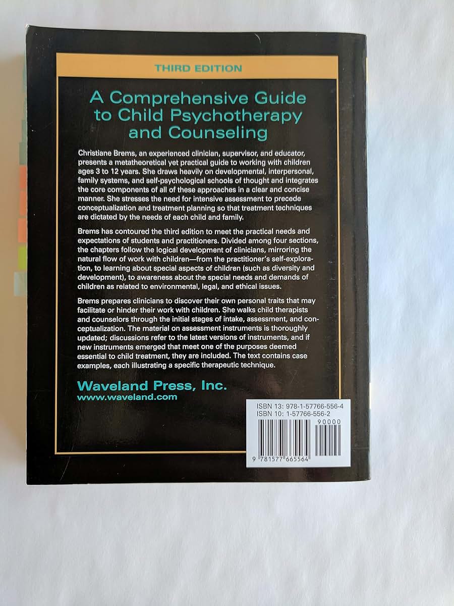 A Comprehensive Guide to Child Psychotherapy and Counseling