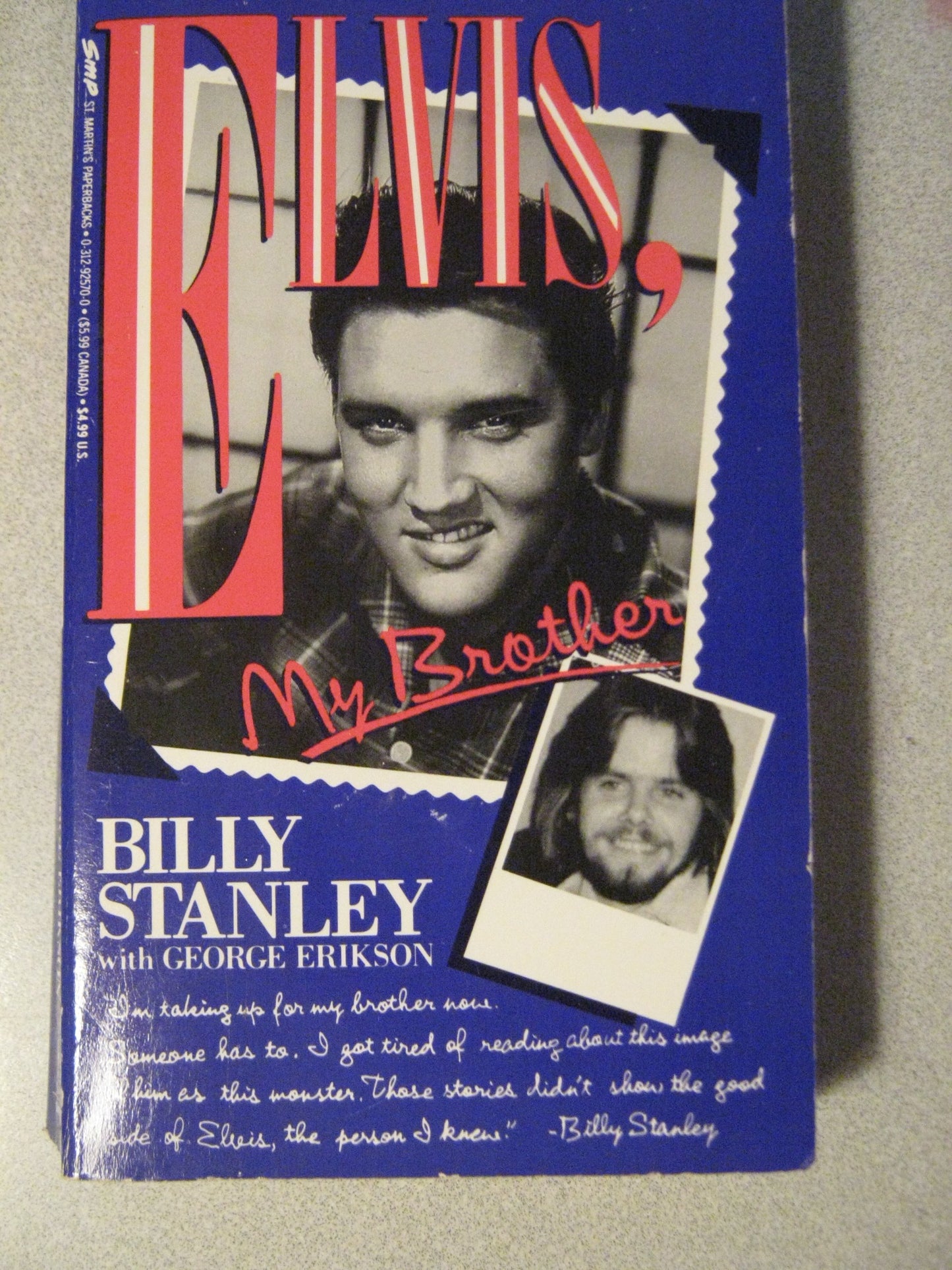 Elvis, My Brother by Stanley, Billy