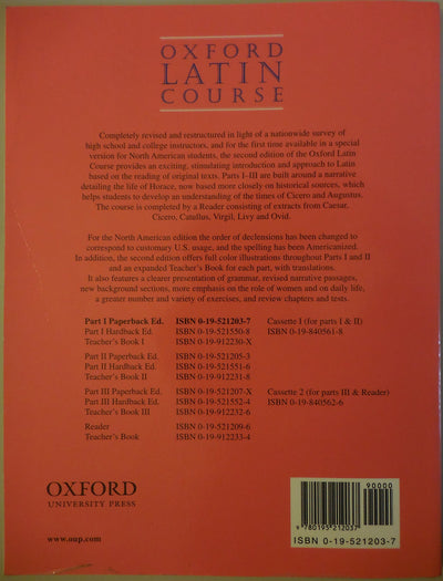 Oxford Latin Course, Part I by Maurice Balme