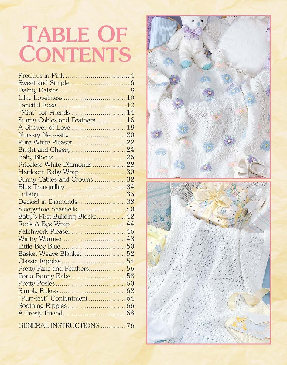 Our Best Knit Baby Afghans-33 Fun-to-Knit Designs Fashioned in Soft Pastels