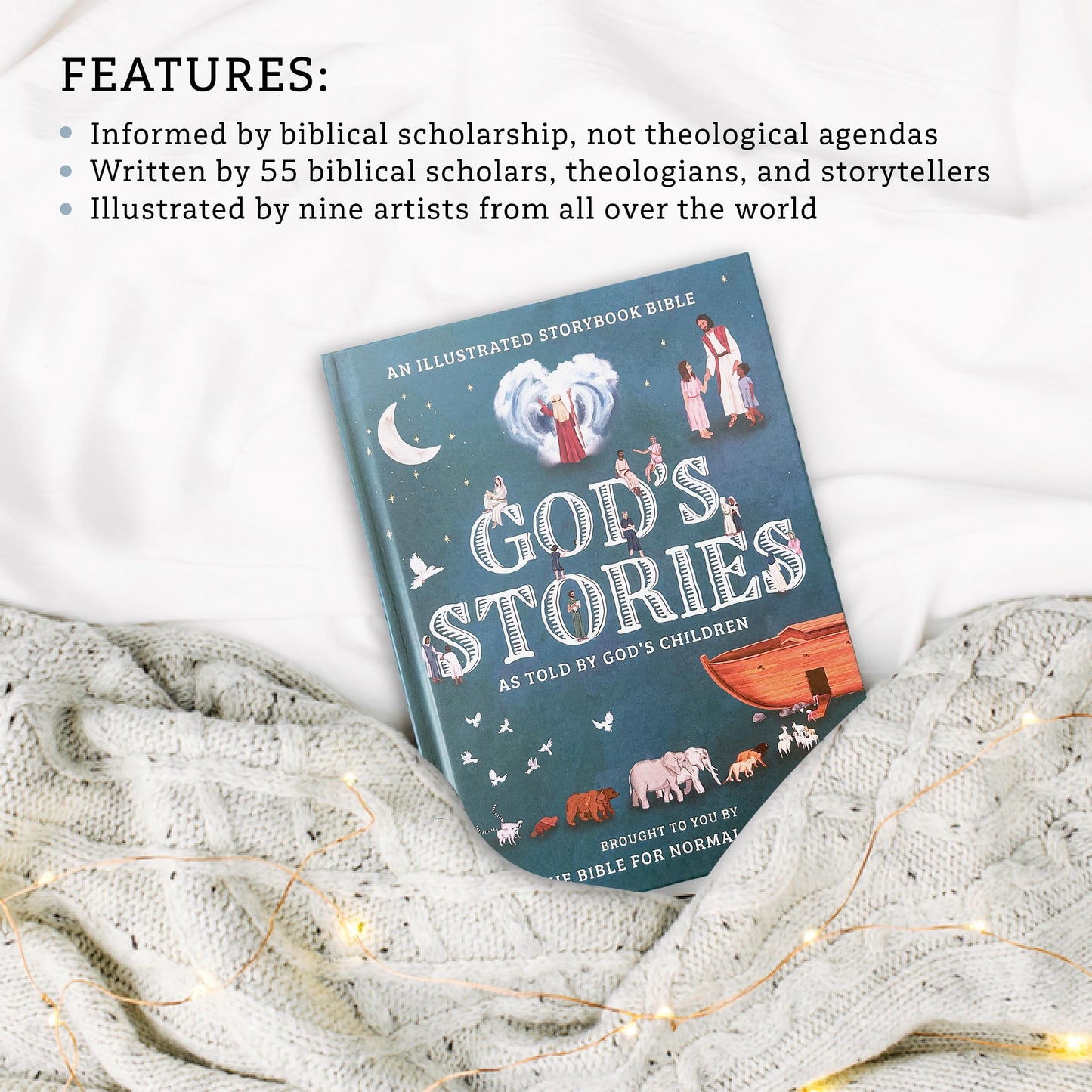 God's Stories as told by God's Children - Illustrated Bible Story Book for Children, Kids & Toddlers - Religious Gifts for Christians