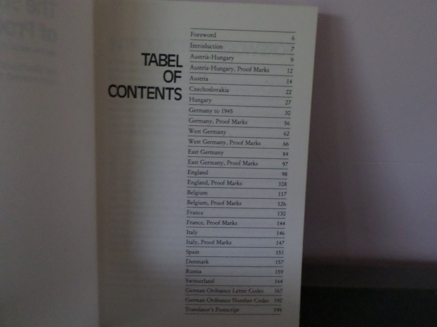 Standard Directory of Proof Marks by Wirnsberger, G.