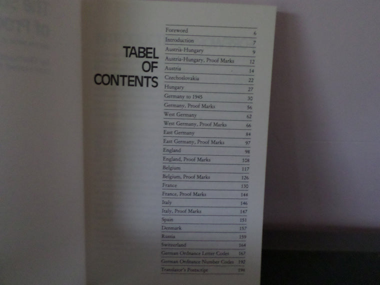 Standard Directory of Proof Marks — back cover