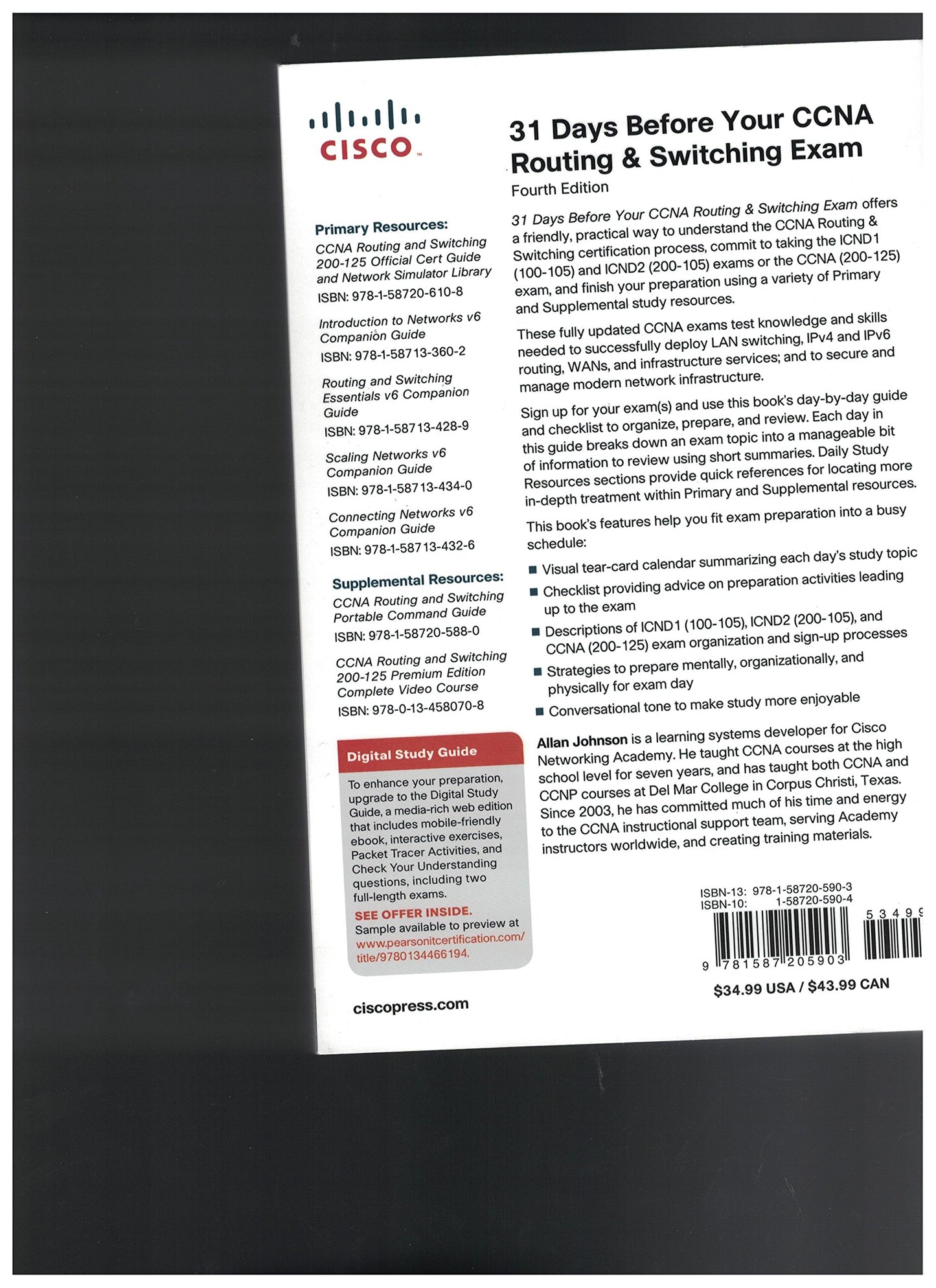 31 Days Before Your CCNA Routing & Switching Exam: A Day-by-Day Review Guide for the ICND1/CCent (100-105), ICND2 (200-105), and CCNA (200-125) Certification Exams