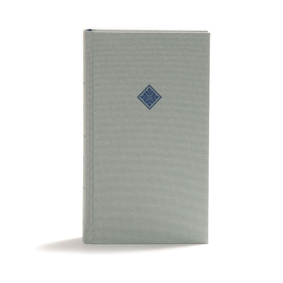 CSB Reader's Bible, Gray Cloth Over Board, Black Letter, Single-Column, Reader's Format, Slip Case, Easy-to-Read Bible Serif Type