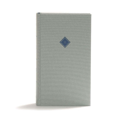 CSB Reader's Bible, Gray Cloth Over Board, Black Letter, Single-Column, Reader's Format, Slip Case, Easy-to-Read Bible Serif Type