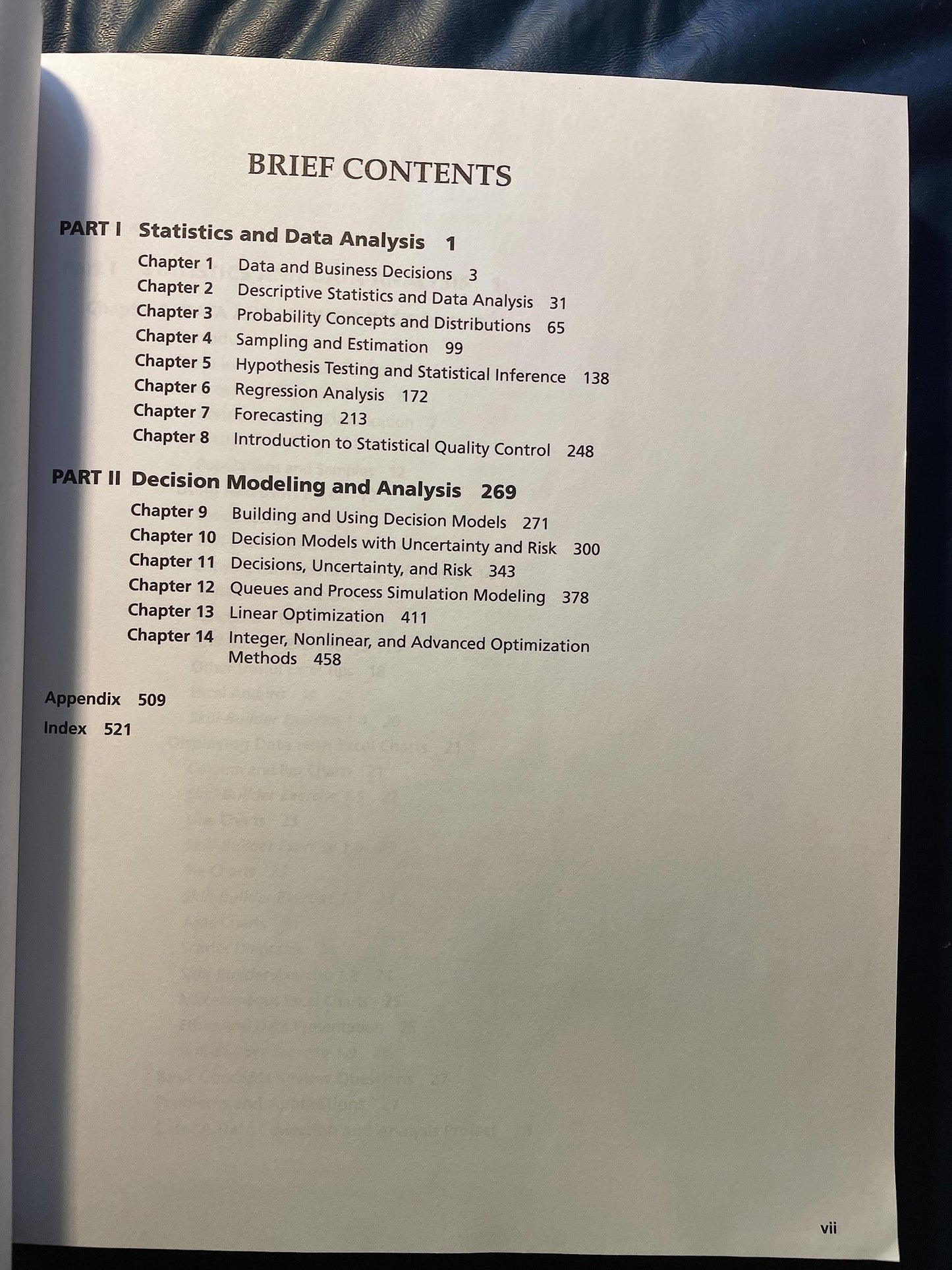 Statistics, Data Analysis, and Decision Modeling
