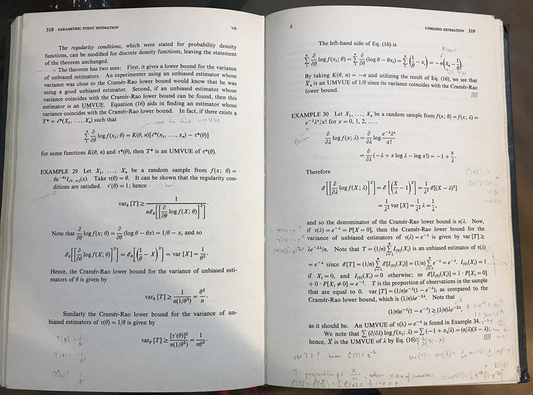 Introduction to the Theory of Statistics — back cover