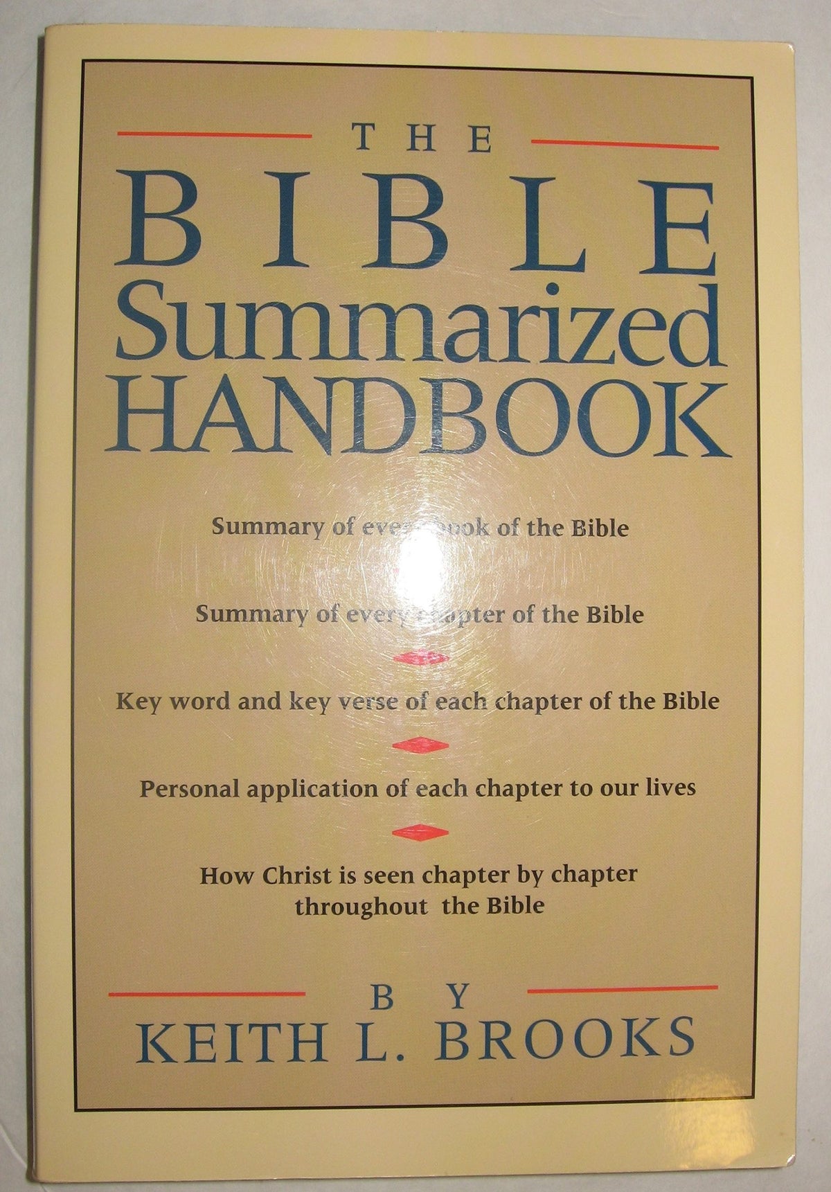 The Bible Summarized Handbook