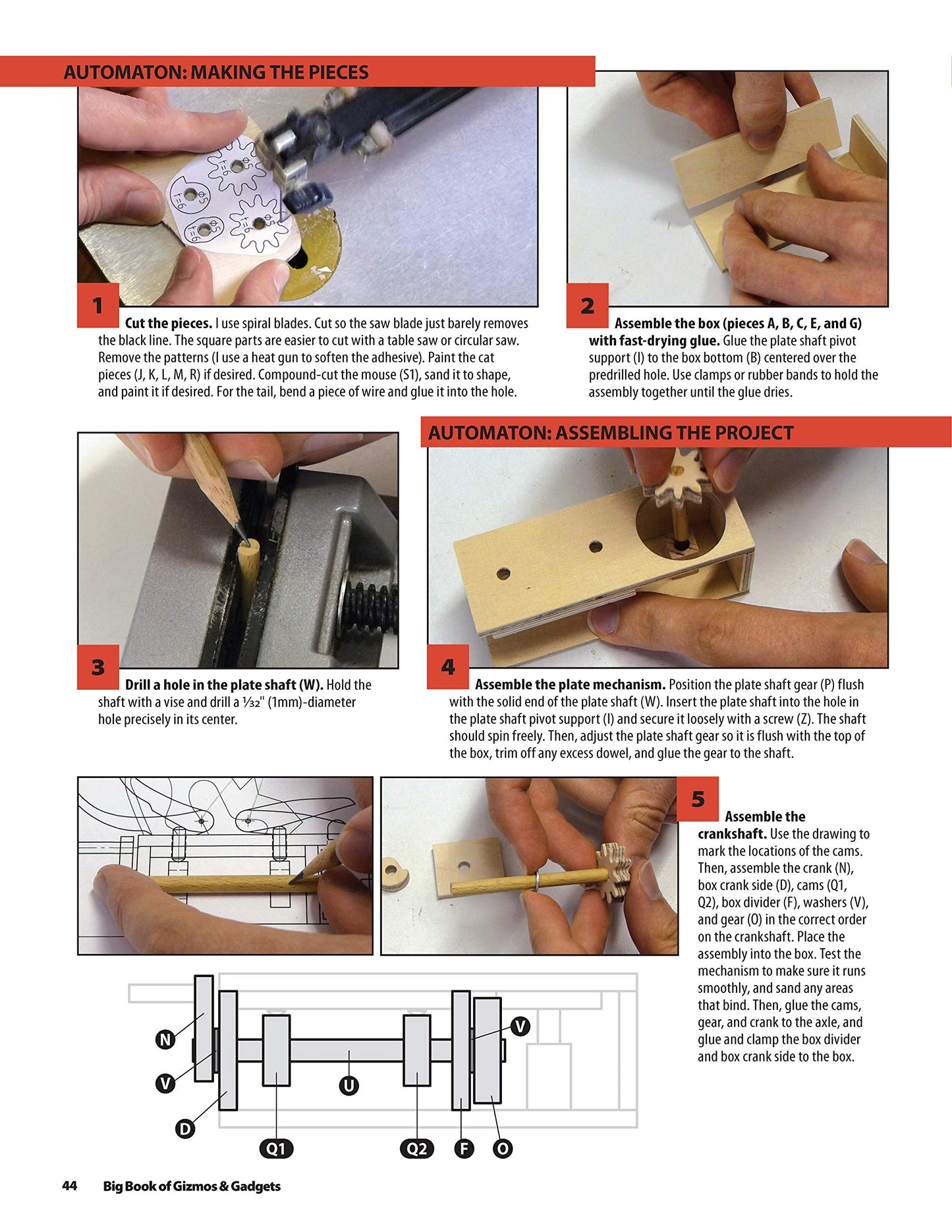 Big Book of Gizmos & Gadgets: Expert Advice and 15 All-Time Favorite Projects and Patterns (Fox Chapel Publishing) Step-by-Step Wooden Mechanical Marvels, with a Full-Size Pull-Out Pattern Pack