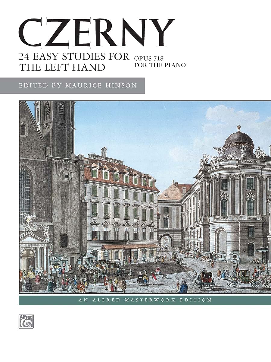 Czerny 24 Easy Studies for the Left Hand, Op. 718: Left Hand Alone (Alfred Masterwork Edition)