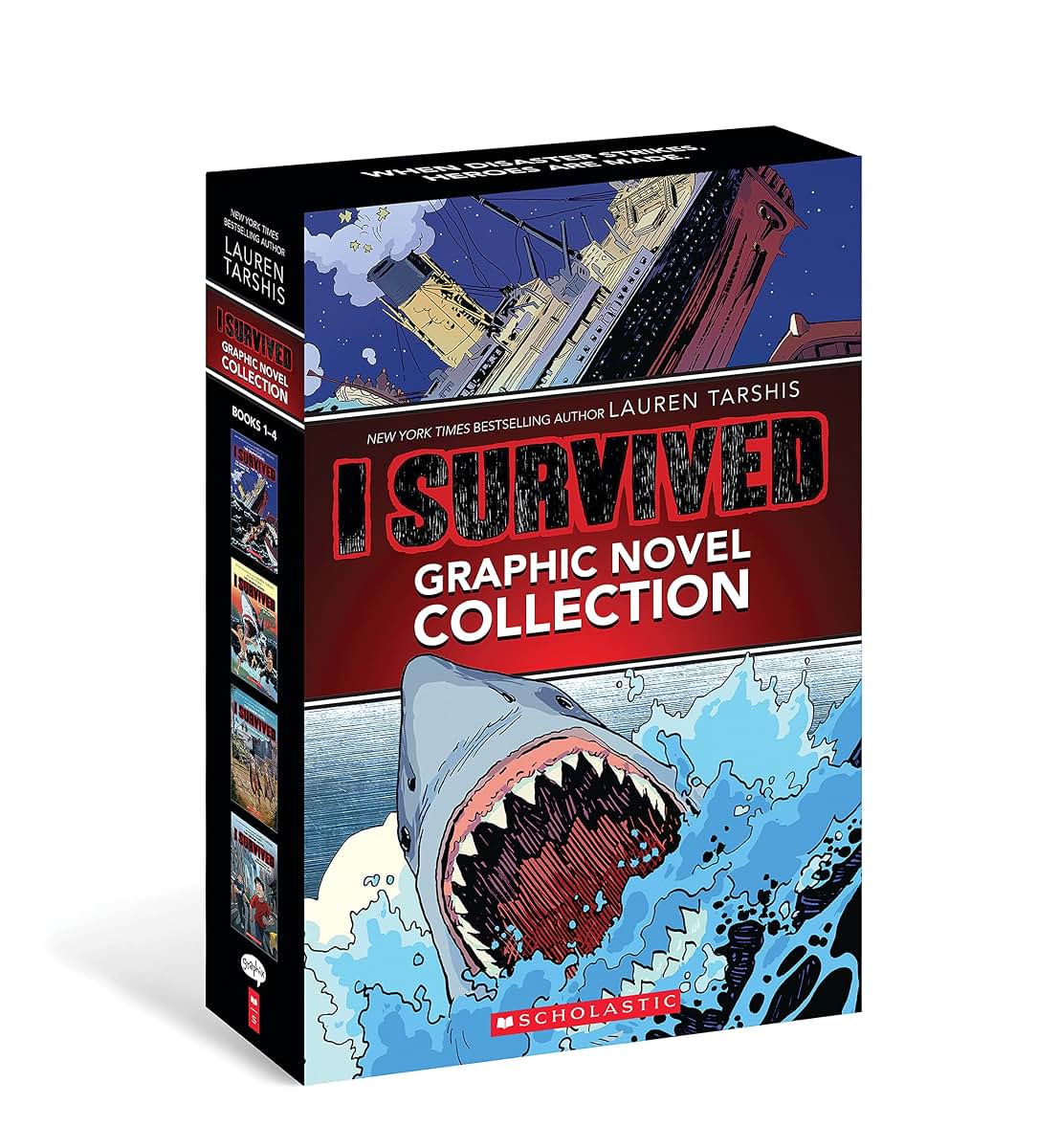 I Survived Graphic Novels #1-4 Box Set