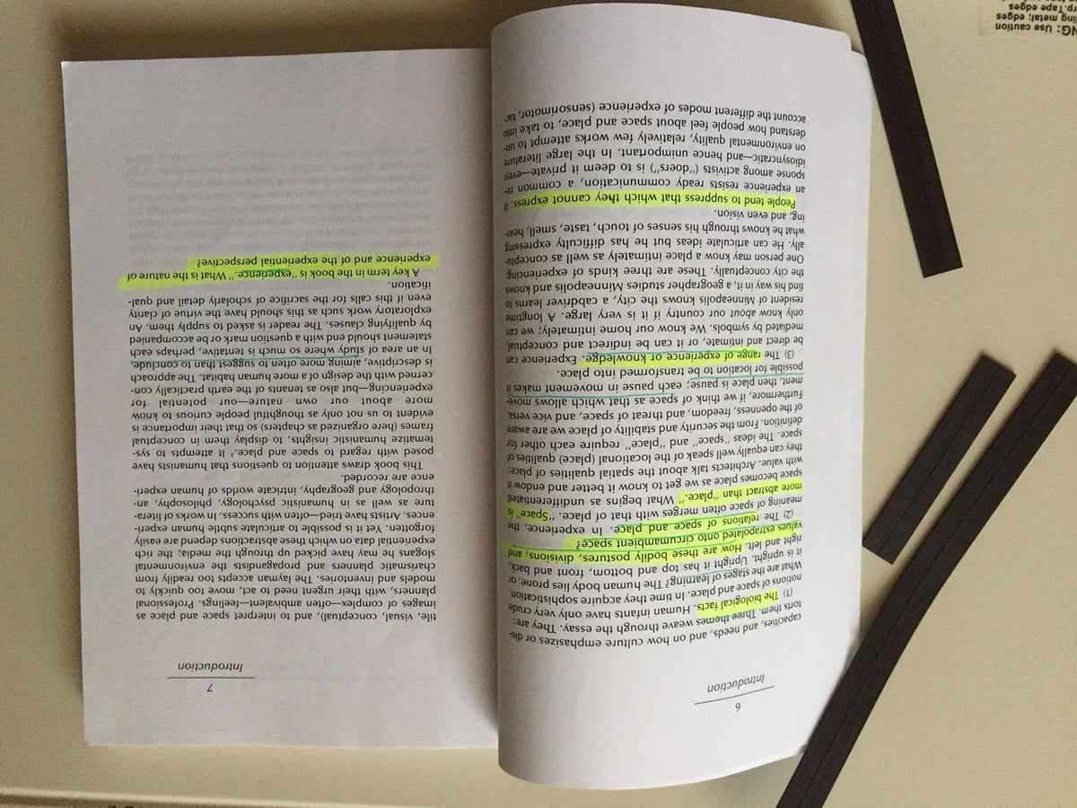 Space and Place: The Perspective of Experience