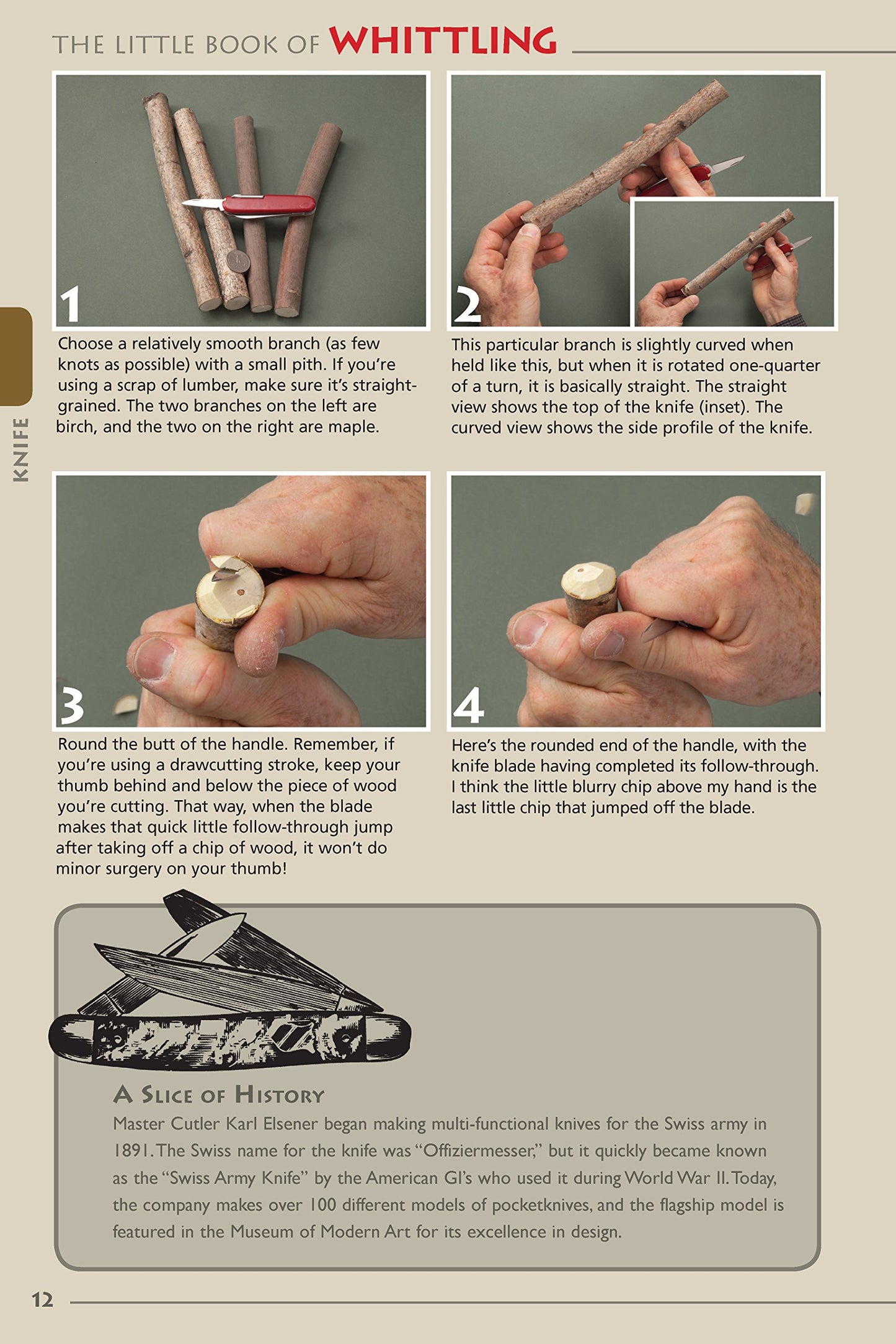 The Little Book of Whittling: Passing Time on the Trail, on the Porch, and Under the Stars (Woodcarving Illustrated Books) (Fox Chapel Publishing) Instructions for 18 Down-Home Style Projects