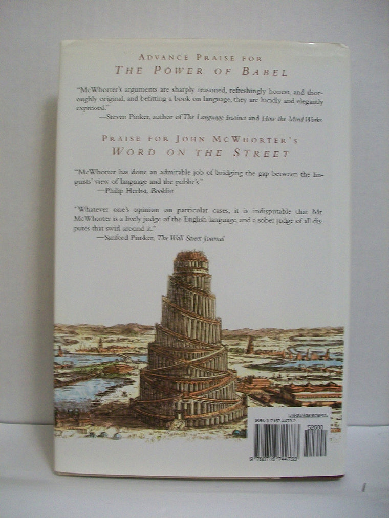 The Power of Babel: A Natural History of Language — back cover