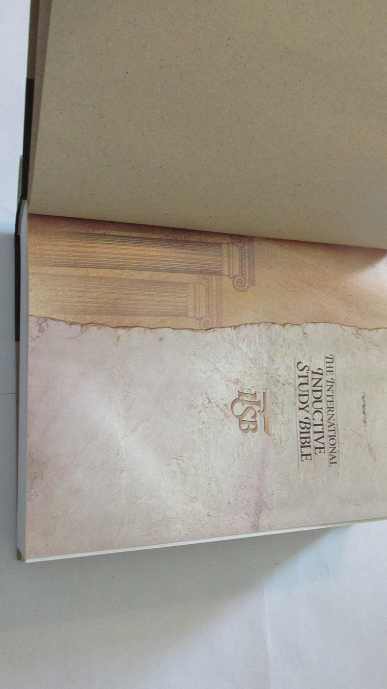 International Inductive Study Bible: New American Standard Bible — back cover