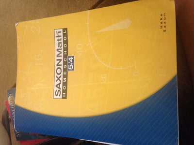 Saxon Math 5/4, 3rd Edition Homeschool Student Edition