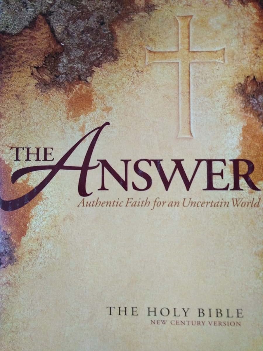 The Answer: Authentic Faith for an Uncertain World
