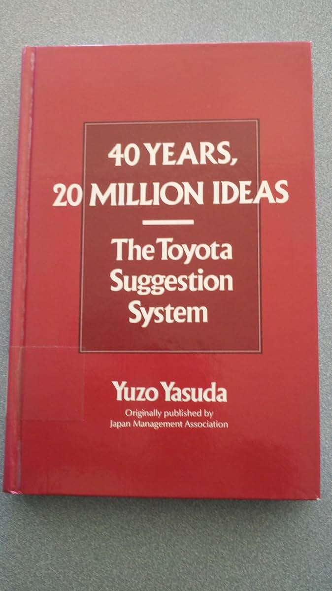 40 Years, 20 Million Ideas: The Toyota Suggestion System