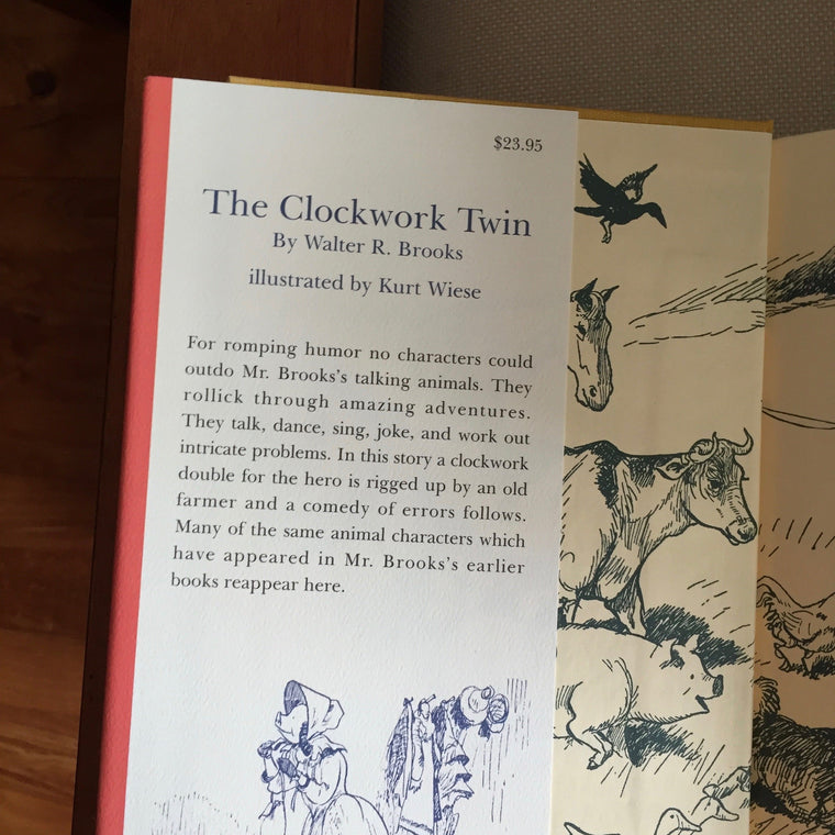 The Clockwork Twin (Freddy Books) — back cover