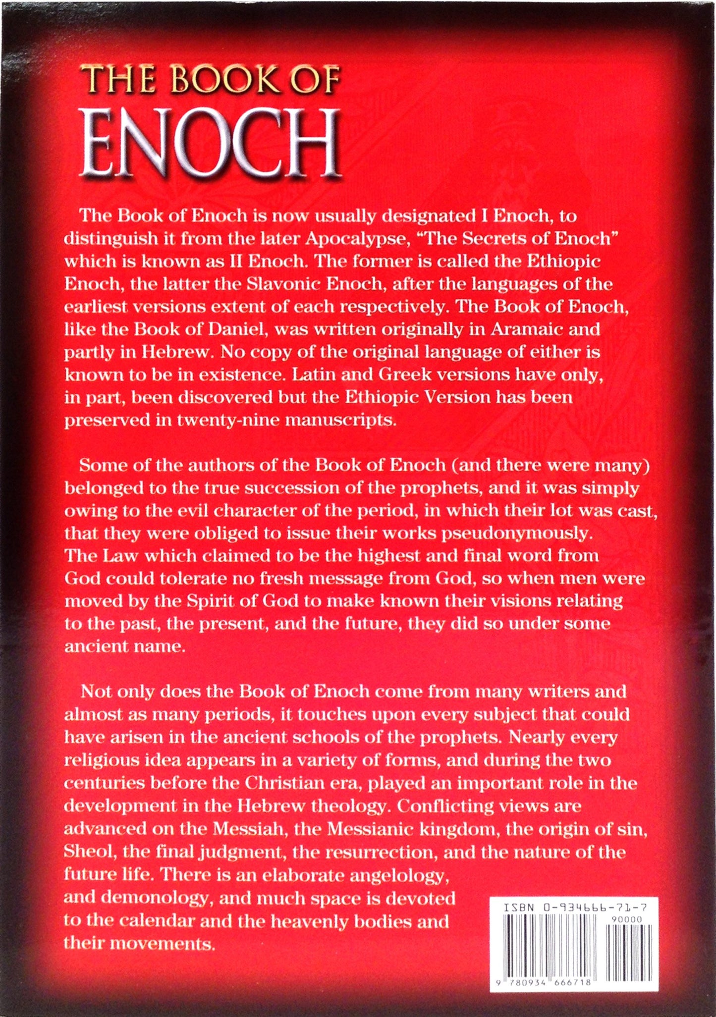 The Book of Enoch, the Prophet
