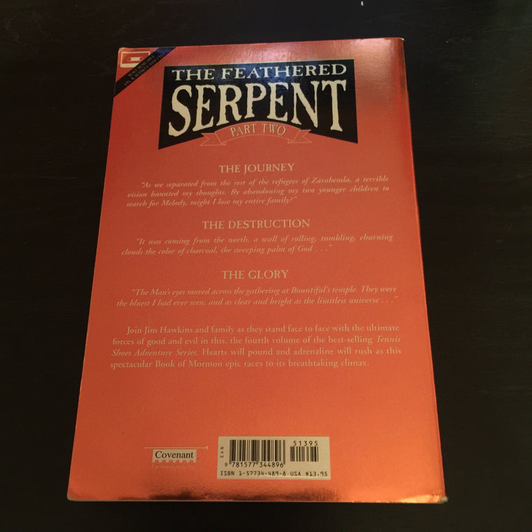 Tennis Shoe Adventure series: The Feathered Serpent, Part 2 — back cover