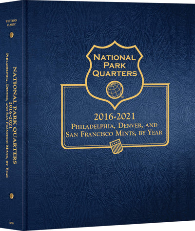 Whitman Classic Coin Album - National Park Quarters Volume #2: 2016-2021 (P, D, & S Mints)