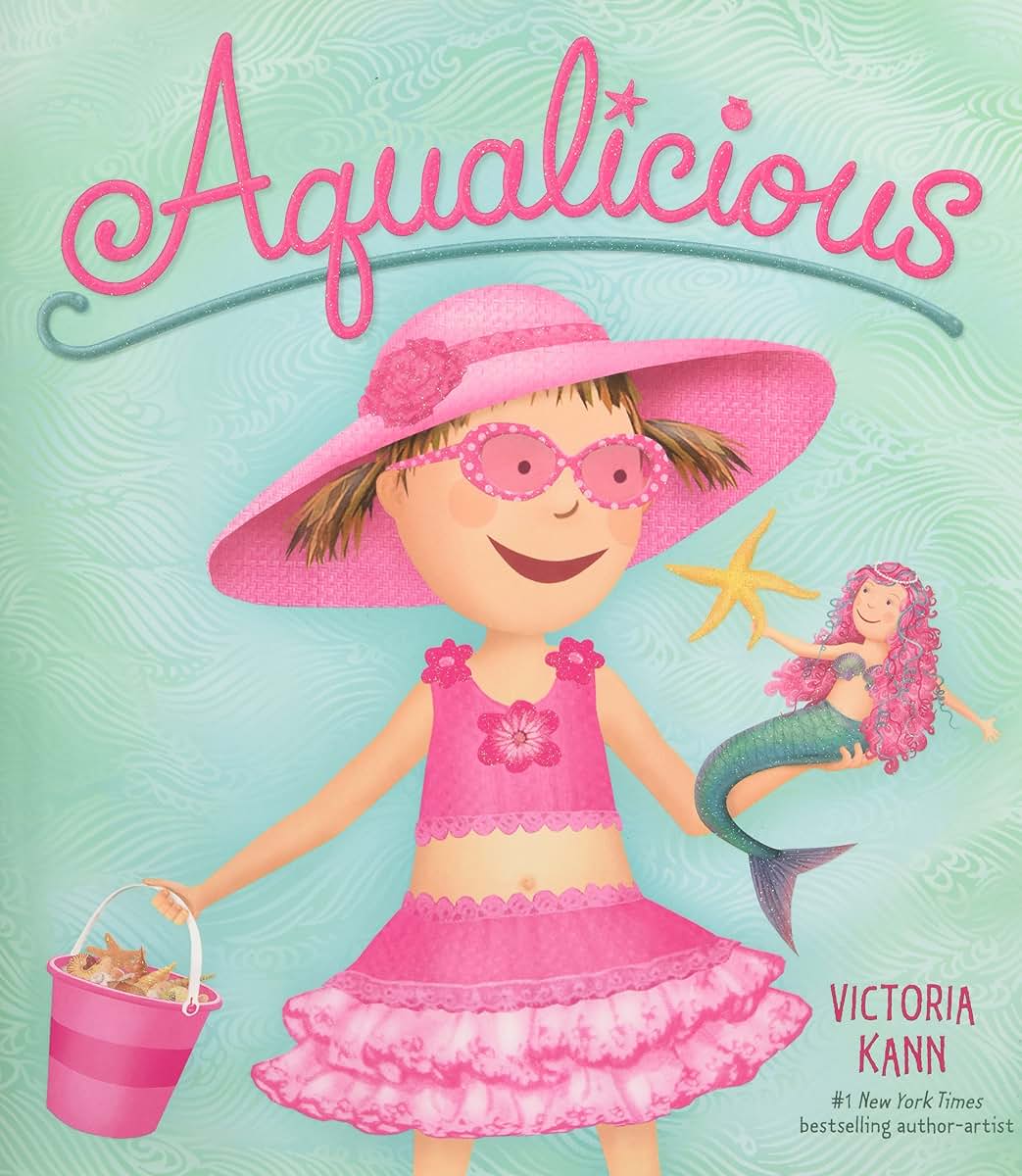Aqualicious: A Picture Book About Ocean Fun, Mermaids, and Siblings for Kids (Ages 4-8) (Pinkalicious)