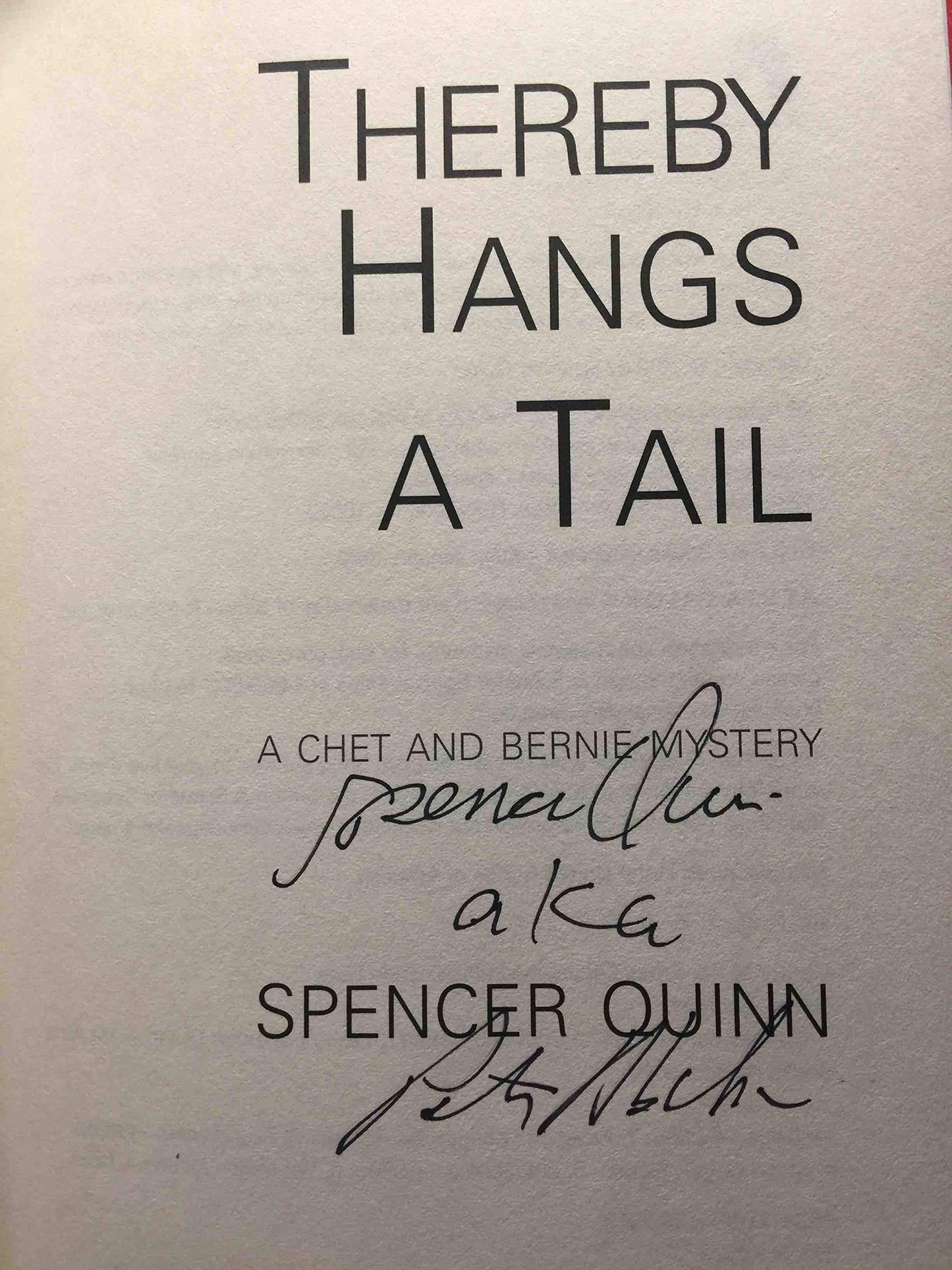 Thereby Hangs a Tail: A Chet and Bernie Mystery (Chet and Bernie Mysteries)