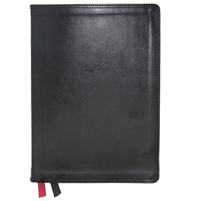 NKJV, MacArthur Study Bible, 2nd Edition, Genuine Leather, Black, Thumb-indexed, Comfort Print: Unleashing God's Truth One Verse at a Time
