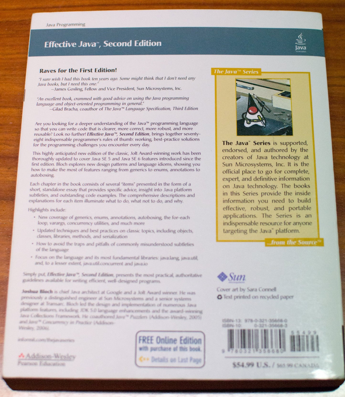 Effective Java (2nd Edition) by Bloch, Joshua