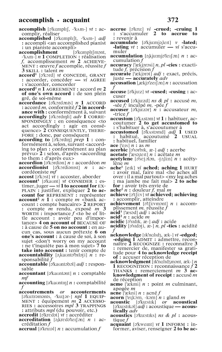 Merriam-Webster's French-English Dictionary, Newest Edition, Mass-Market Paperback (English & French Edition)