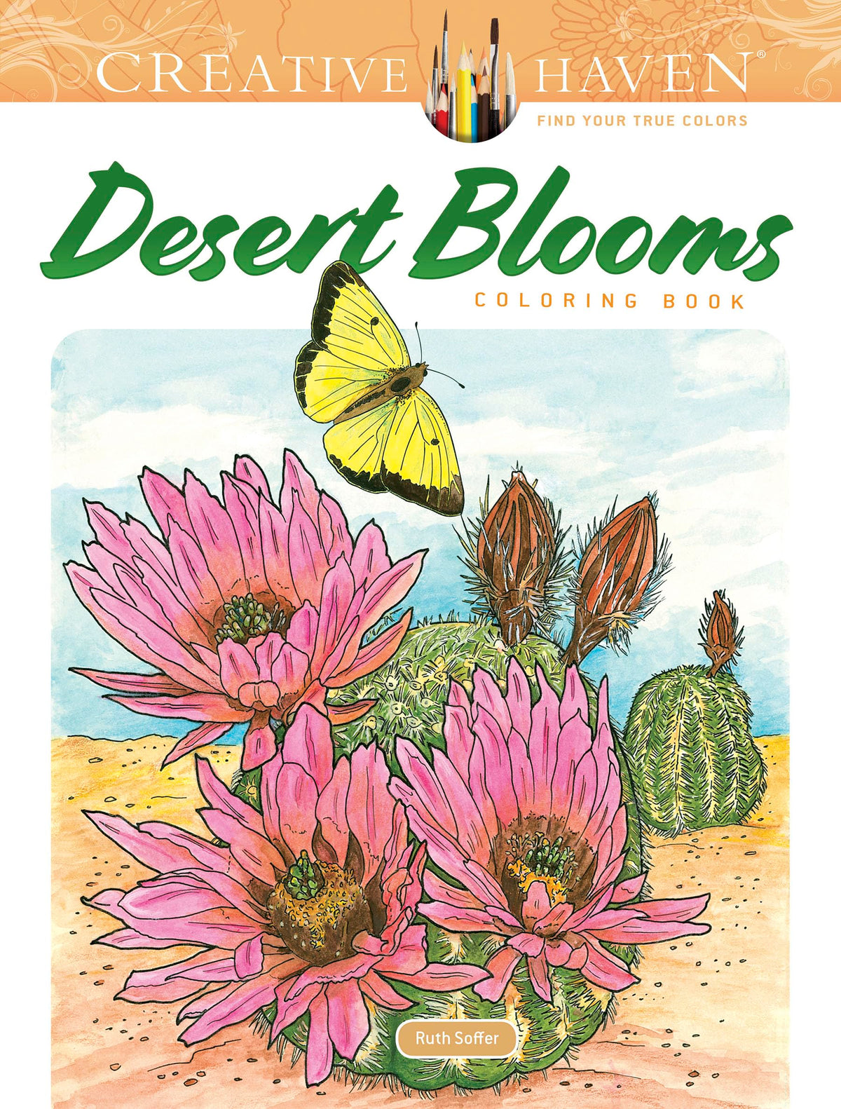 Creative Haven Desert Blooms Coloring Book (Adult Coloring Books: Flowers & Plants)
