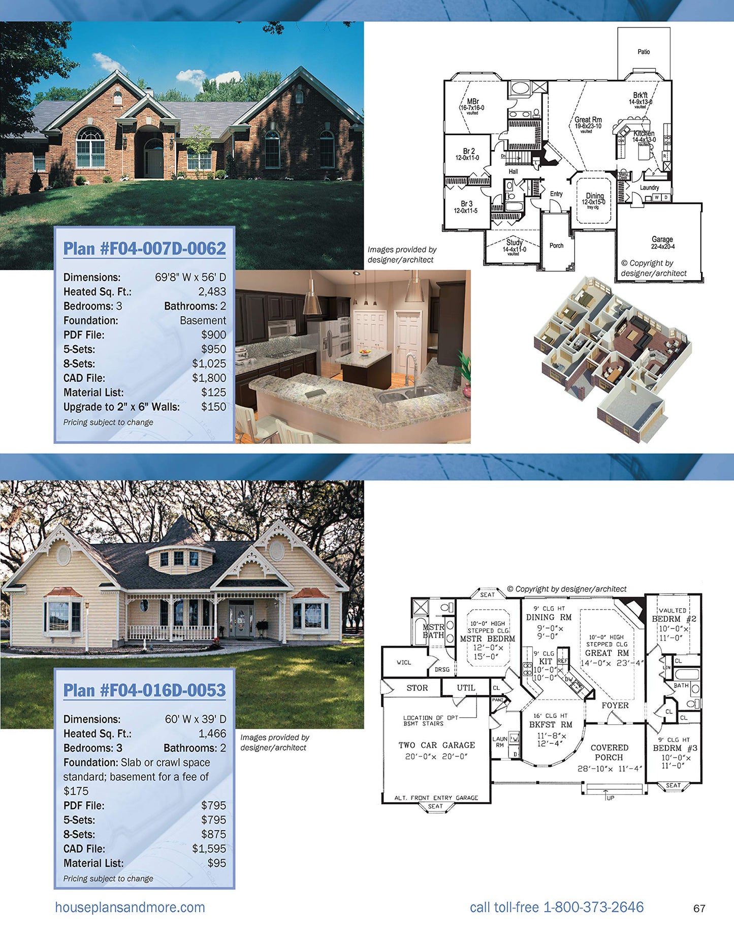 Best-Selling 1-Story Home Plans, Updated 4th Edition: Over 360 Dream-Home Plans in Full Color (Creative Homeowner) Craftsman, Country, Contemporary, and Traditional Designs with 250+ Color Photos