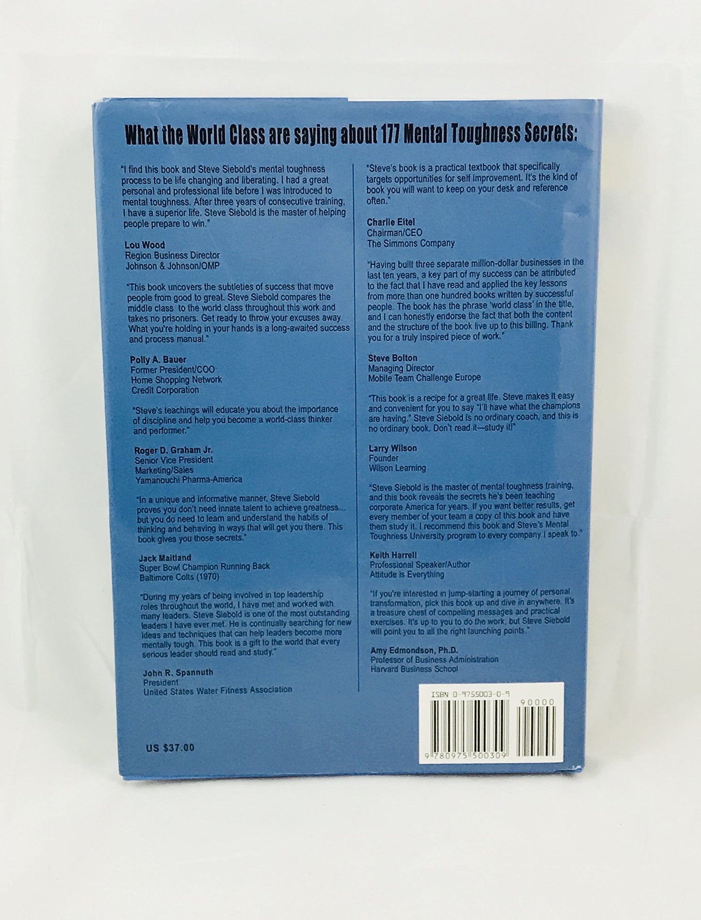 177 Mental Toughness Secrets of the World Class: The Thought Processes, Habits and Philosophies of the Great Ones