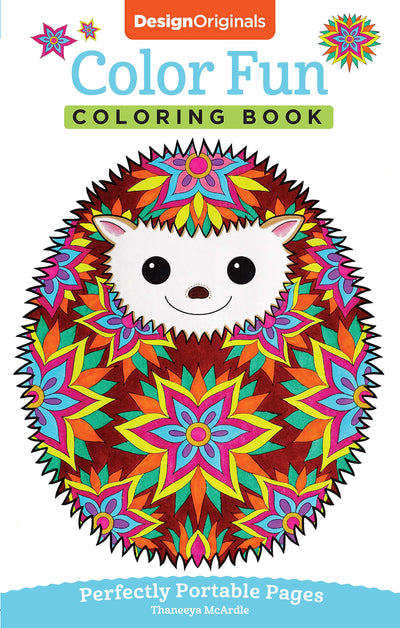 Color Fun Coloring Book: Perfectly Portable Pages (On-the-Go Coloring Book) (Design Originals) Extra-Thick Perforated Pages & Convenient 5x8 Size to Take Along Wherever You Go
