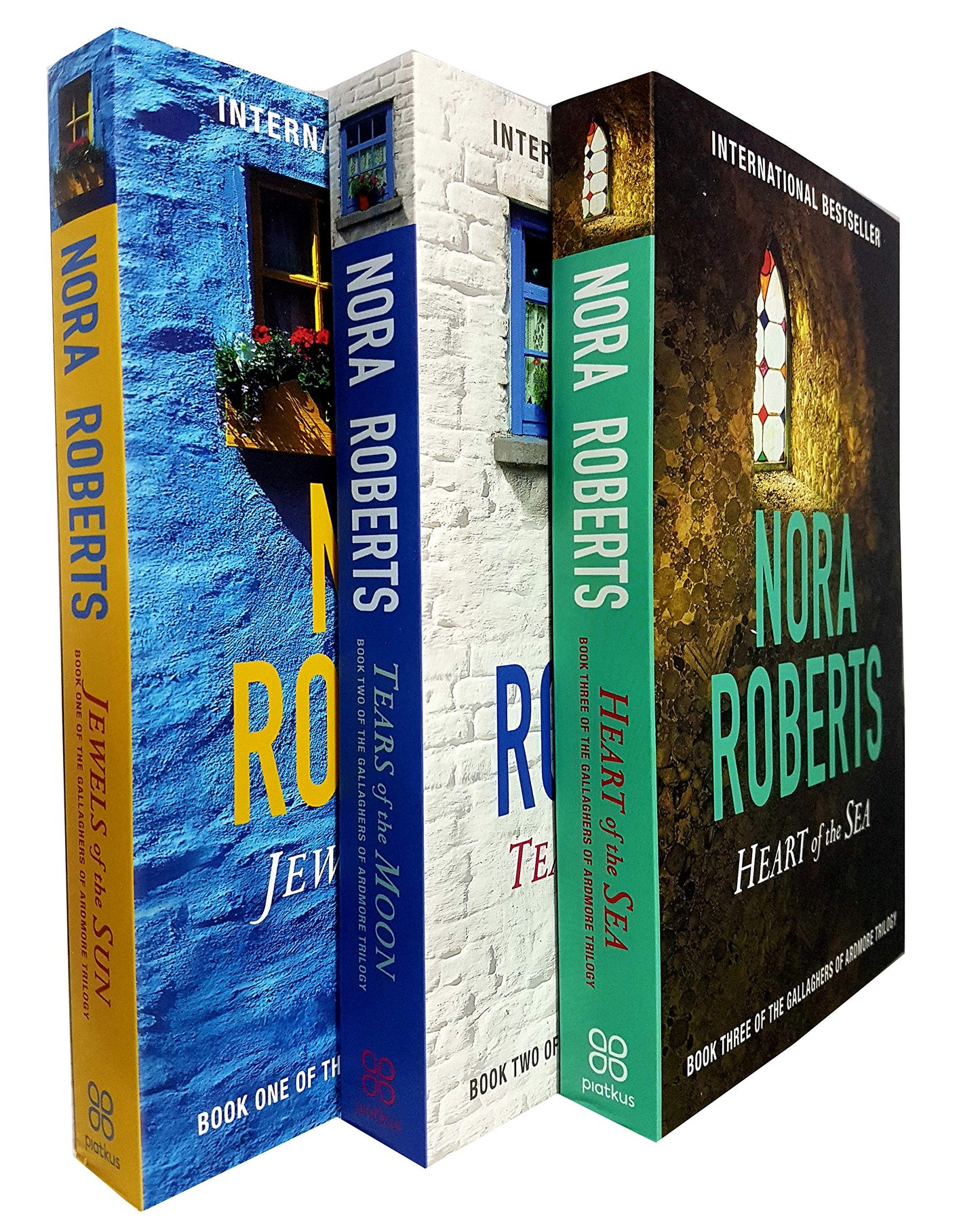 Gallaghers of Ardmore Series Nora Roberts 3 Books Collection Set (Jewels Of The Sun,Tears Of The Moon,Heart Of The Sea)