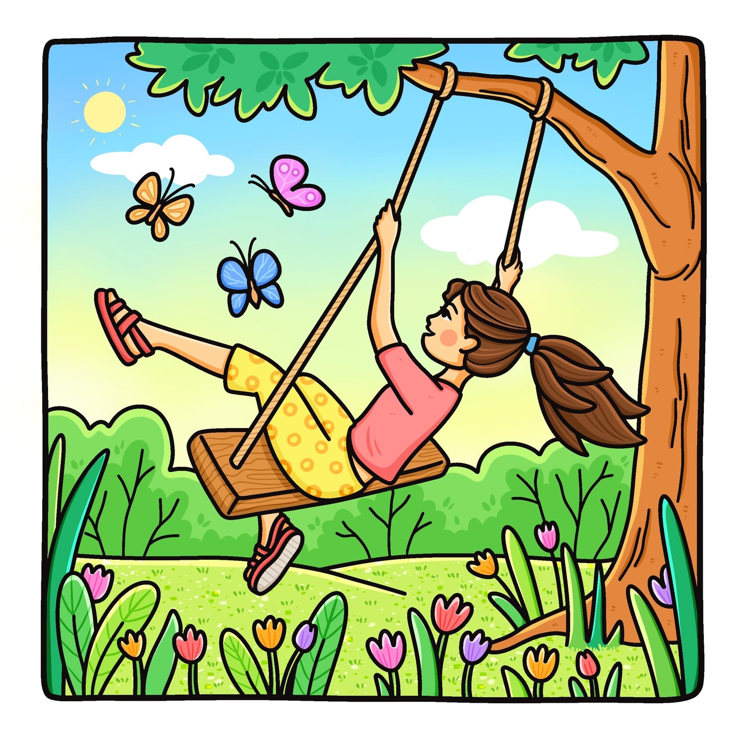 Living My Best Life: Coloring Book for Adults and Teens Featuring Cute & Girly Scenes for Relaxation (The Cozy Girl Series)