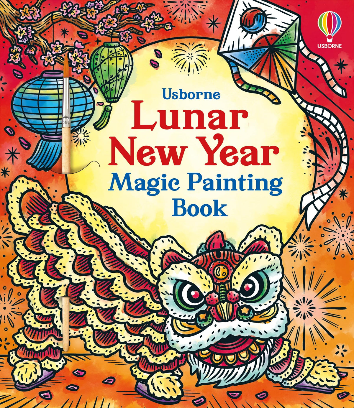 Lunar New Year Magic Painting Book: A No-Mess Water Art Book About Global Traditions and Dragon Dancers for Kids (Ages 5-8)