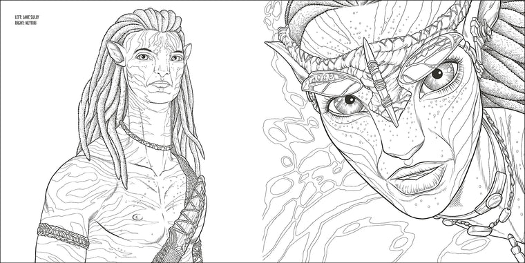 Avatar Coloring Book — back cover