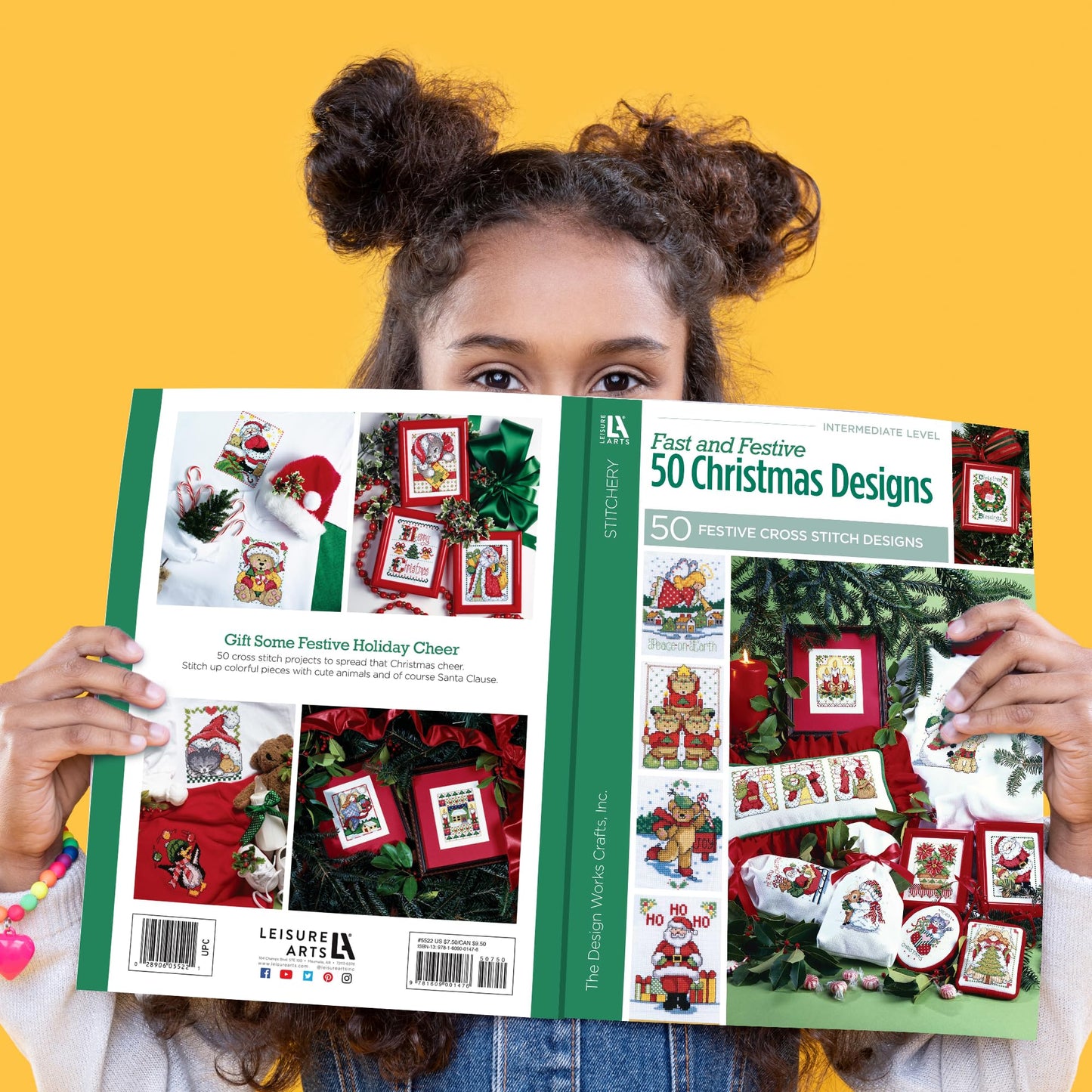 Fast & Festive, 50 Christmas Designs-Charming Cross Stitch Designs to use in a Variety of Christmas Projects