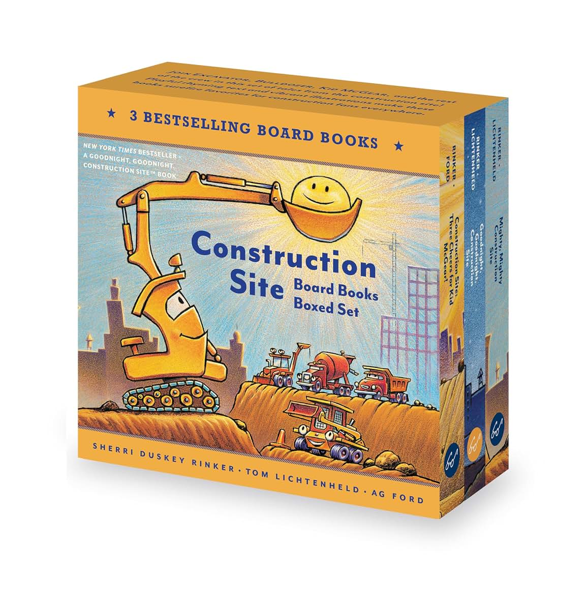 Construction Site Board Books Boxed Set (Goodnight Construction Site)
