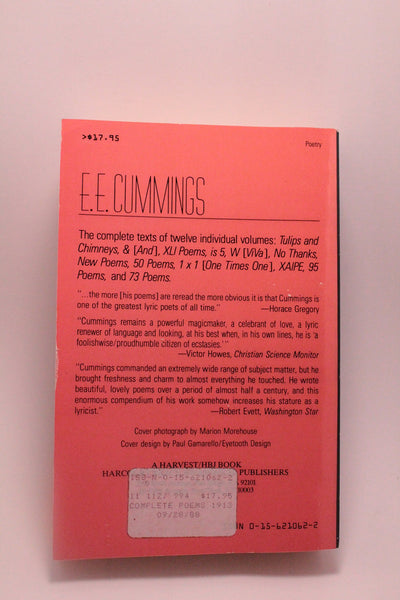 E. E. Cummings: Complete Poems, 1913-1962 by E. E. Cummings