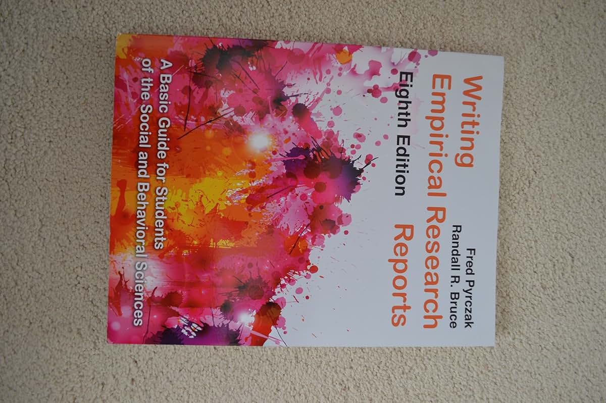 Writing Empirical Research Reports: A Basic Guide for Students of the Social and Behavioral Sciences