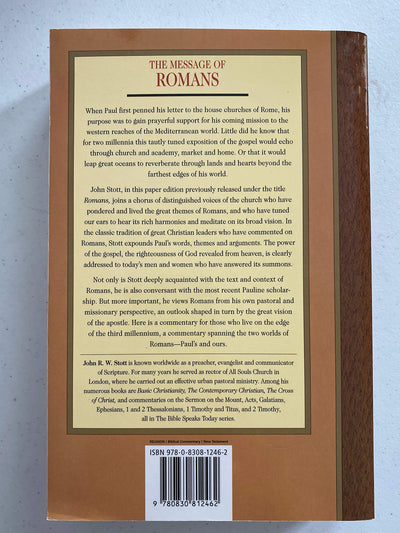 The Message of Romans: God's Good News for the World (The Bible Speaks Today Series)