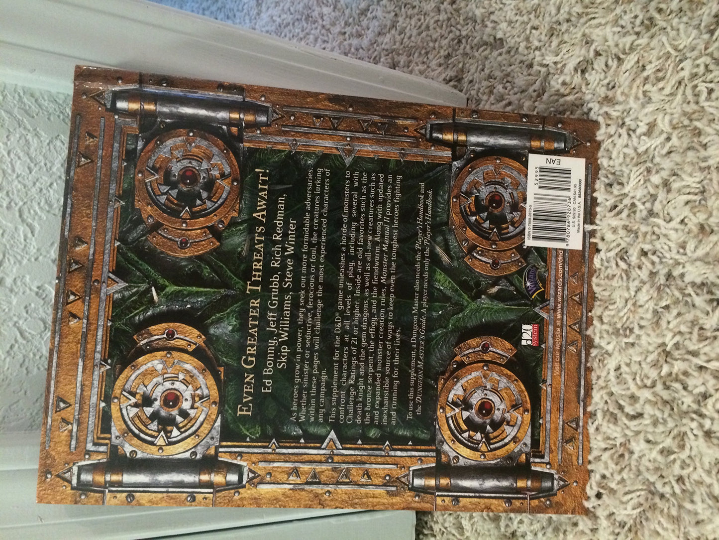 Monster Manual II (Dungeons & Dragons d20 3.0 Fantasy Roleplaying Supplement)